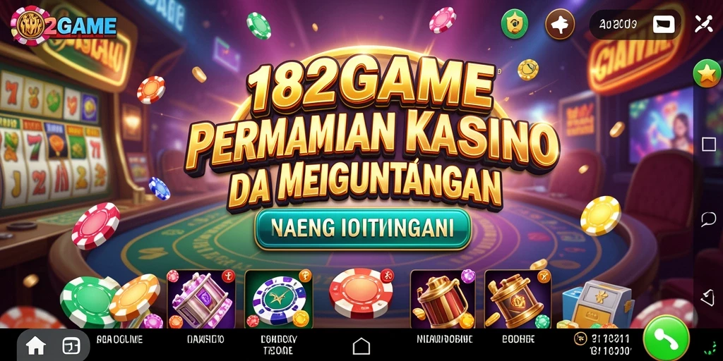 Tampilan screenshot utama 182GAME menampilkan gameplay Kasino yang mengasyikkan.
