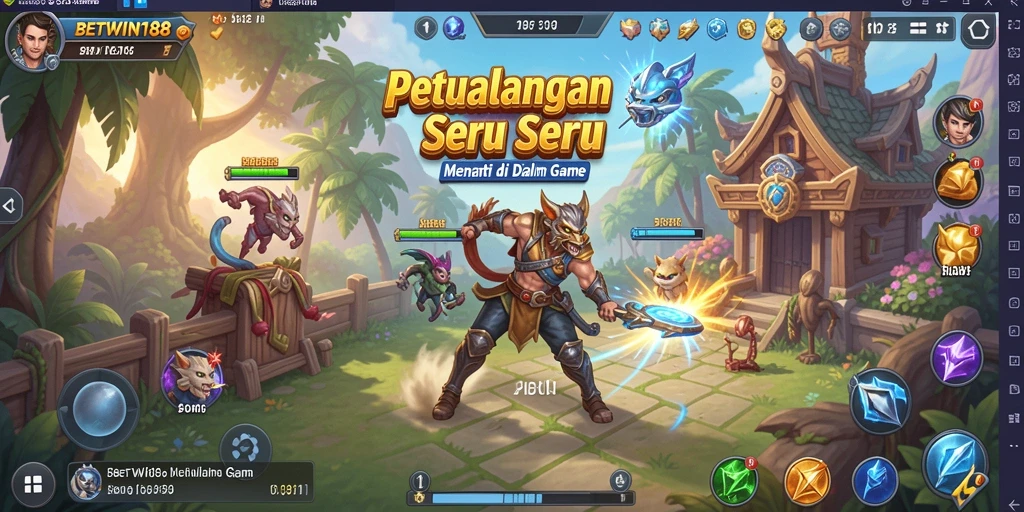 Tampilan gameplay BETWIN188 yang penuh aksi dan tantangan menarik.