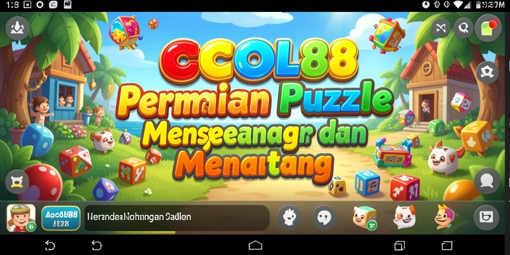 Tampilan gameplay seru COCOL88 dengan berbagai teka-teki yang menantang.