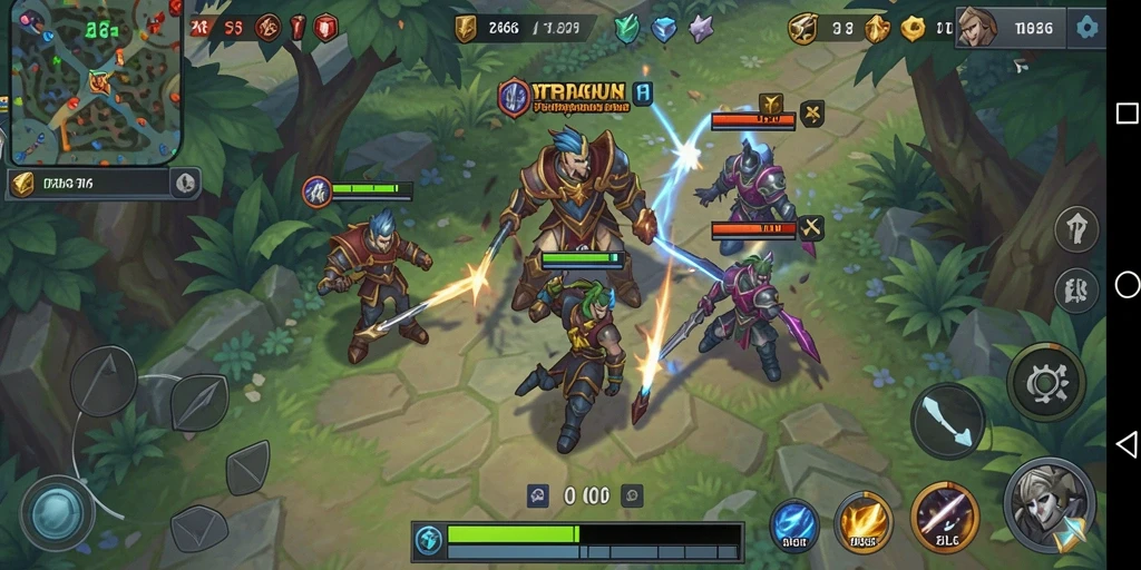 Screenshot gameplay dari ID66 menampilkan pertempuran strategi yang mendebarkan.