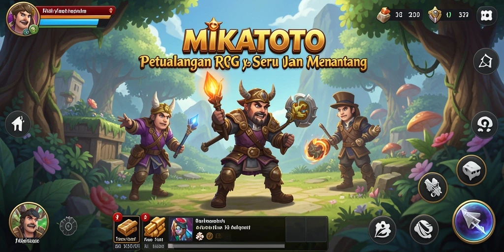 Tampilan gameplay MIKATOTO yang menarik dan penuh aksi.