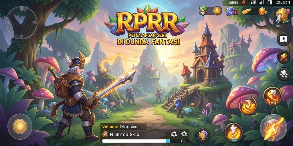 Screenshot gameplay RPRR menampilkan aksi petualangan yang mendebarkan.