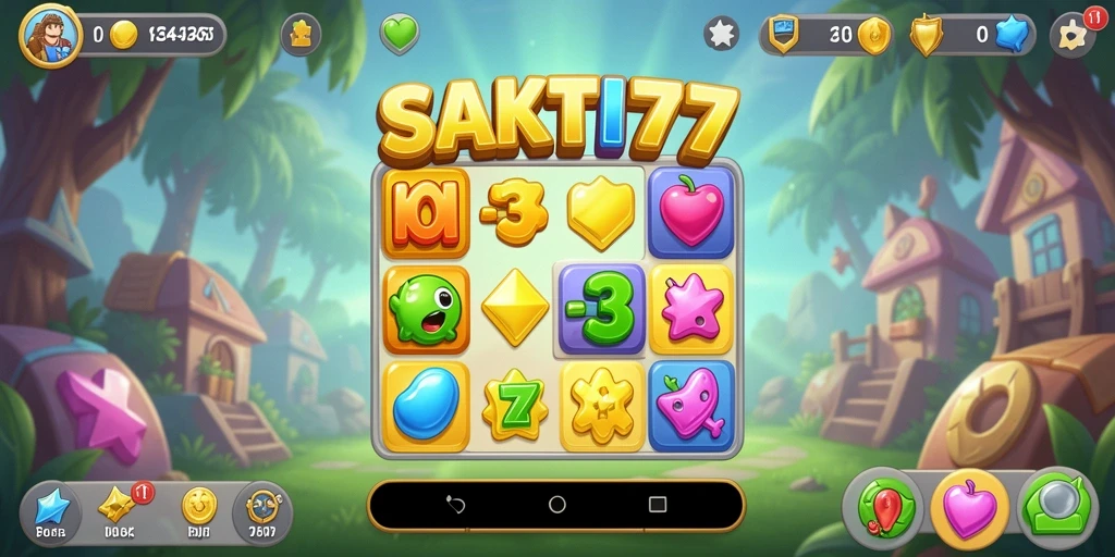 Gameplay SAKTI77 yang penuh warna dan seru.
