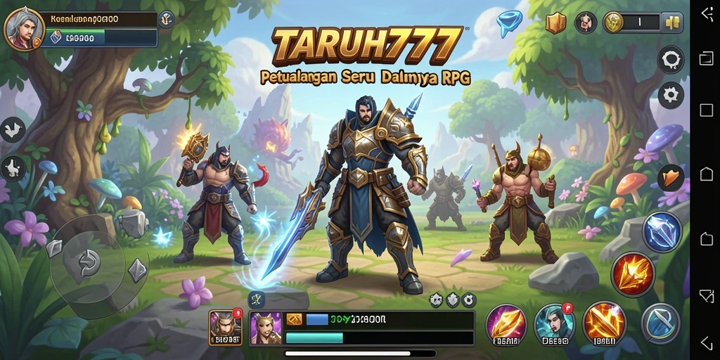 Tampilan seru dalam permainan RPG TARUH777 dengan grafis menakjubkan.