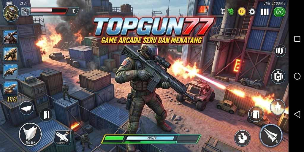 Cuplikan gameplay menarik dari TOPGUN77 yang penuh tantangan.