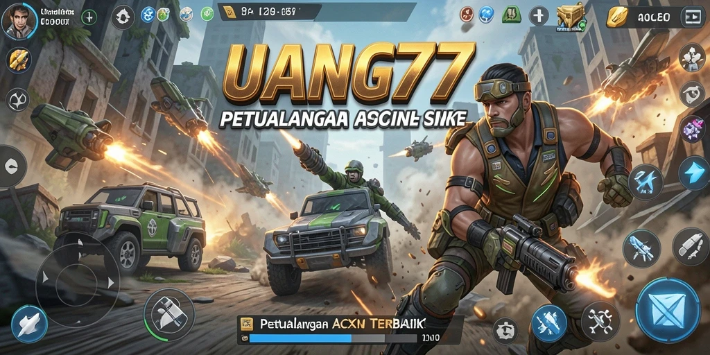 Tampilan gameplay UANG77 yang mendebarkan dalam aksi.