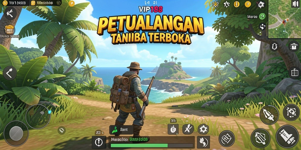 Tampilan gameplay Open World yang menakjubkan di VIP188.